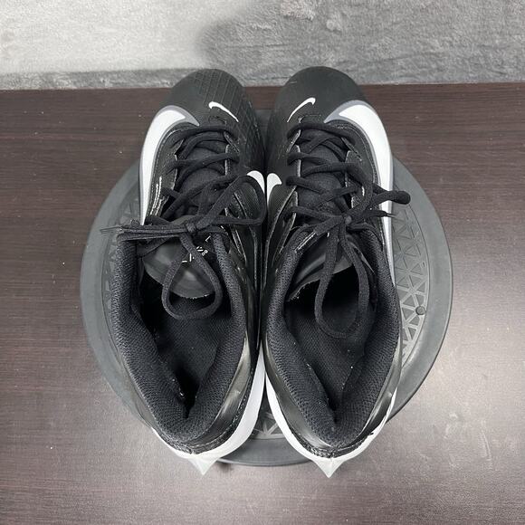 Nike Vapor Edge Elite 360 2 Mens Size 12 White Black FootBall Lace Up Cleats - Picture 5 of 10